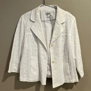 Coldwater Creek Women’s lace jacket.
